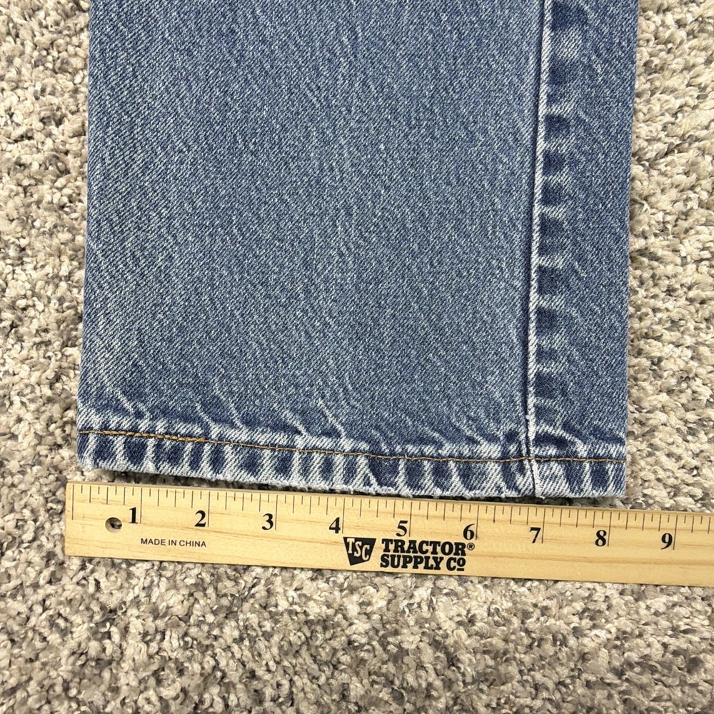 VTG Levi's 505 Jeans 36x32 (Fits 34x30) Blue Made in USA Perfect Fade Distressed - Picture 8 of 11